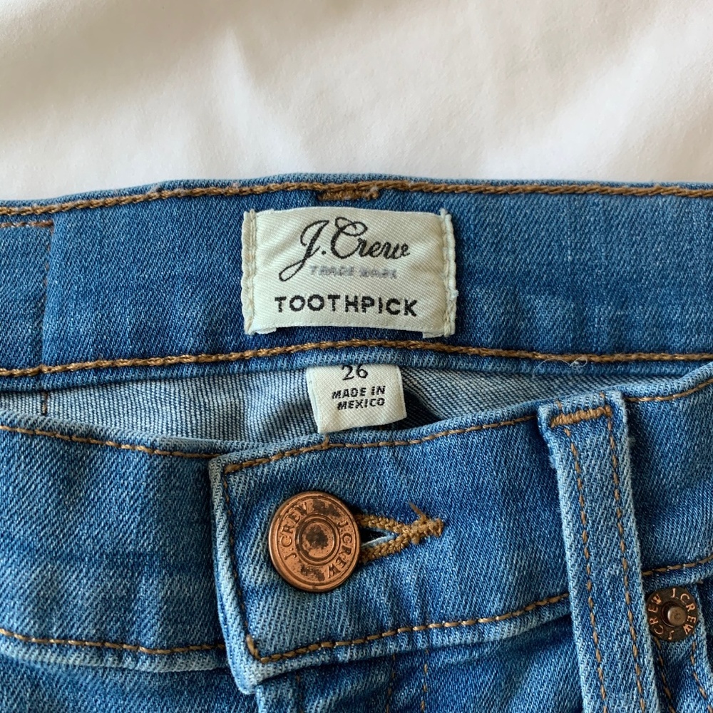 J Crew Toothpick Jeans - Picture 4 of 4